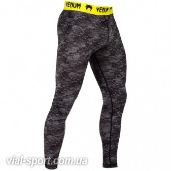 Компресійні штани Venum Tramo Spats Black Yellow