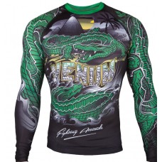 Рашгард Venum Crocodile Rashguard Long Sleeves Black Green