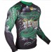 Рашгард Venum Crocodile Rashguard Long Sleeves Black Green