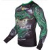 Рашгард Venum Crocodile Rashguard Long Sleeves Black Green