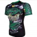 Рашгард Venum Crocodile Rashguard Short Sleeves Black Green