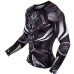 Рашгард Venum Gladiator 3.0 Rashguard Black White Long Sleeves