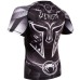 Рашгард Venum Gladiator 3.0 Rashguard Black White Short Sleeves
