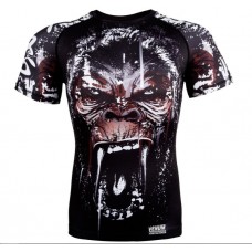 Рашгард Venum Gorilla Rashguard Short Sleeves Black