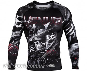 Рашгард Venum Samurai Skull Rashguard Long Sleeves Black