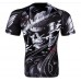 Рашгард Venum Samurai Skull Rashguard Short Sleeves Black