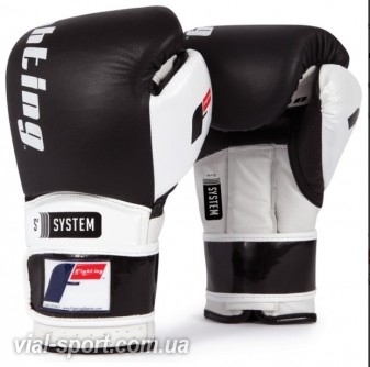 Боксерські рукавички FIGHTING Sports S2 Gel Power Sparring Gloves Black / white