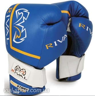 Боксерські рукавички RIVAL RS2V-PRO Sparring Gloves blue white