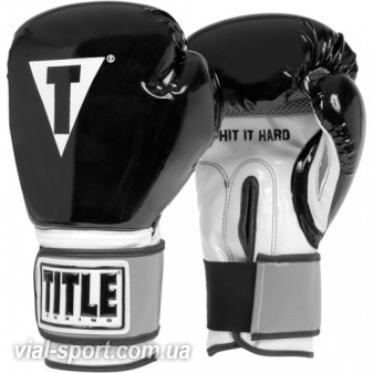 Боксерські рукавички TITLE Air Flash Boxing Gloves black