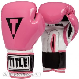 Боксерські рукавички TITLE Air Flash Boxing Gloves Pink