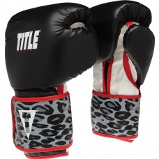 Боксерські рукавички TITLE Boxing Safari Leopard Fitness Gloves