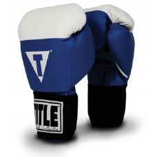 Боксерські рукавички TITLE Classic White Knuckle Amateur Competit blue