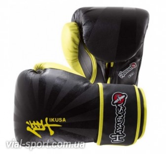 Рукавички боксерські Hayabusa Ikusa 16oz Black-Yellow