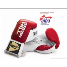 Рукавички боксерські Green Hill Pegasus ліцензовані AIBA PRO BOXING червоні