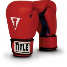 Рукавички для боксу / фітбокса TITLE Fitness Leather Boxing Gloves