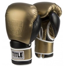 Рукавички TITLE Golden Boy Training Gloves black / gold