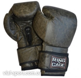 Тренувальні боксерські рукавички RING TO CAGE Platinum GelTech Training Gloves-Safety Strap RC10LE-BRCK-16