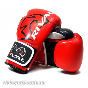 Тренувальні боксерські рукавички для фітбокса RIVAL RB7-Fitness + Bag Gloves black red