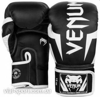 Боксерські рукавички Venum Elite Boxing Gloves Black White