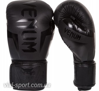 Боксерські рукавички Venum Elite Boxing Gloves Matte Black