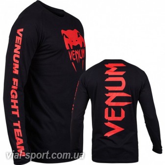 Реглан Venum Pro Team 2.0 Long Sleeve T-Shirt Red Devil