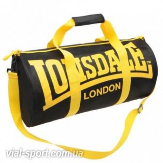 Сумка Lonsdale Barrel Bag-Black / Yelowe