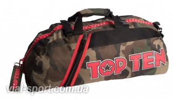 Спортивна сумка-рюкзак 2в1 TOP TEN CAMOUFLAGE " L " arge