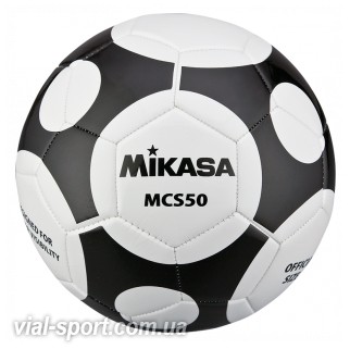 М'яч футбольний Mikasa MCS50-WBK