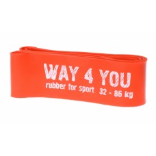 Помаранчева гума для crossfit way4you. 32-86 кг. 105 см.