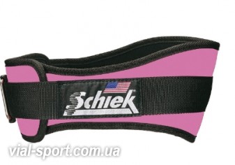 Пояс атлетичний SCHIEK Lifting Belt 2004 10 см рожевий