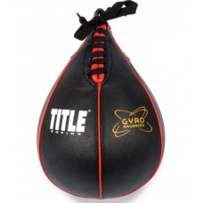 Швидкісна пневмогруша TITLE Boxing Gyro Balanced Speed Bags black red