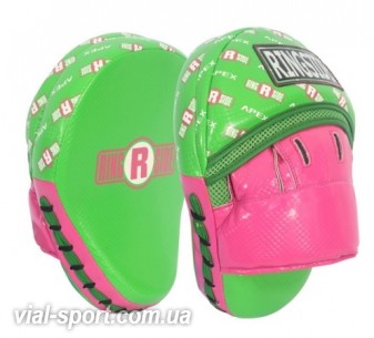 Боксерські лапи Ringside Apex Punch Mitts-Lime