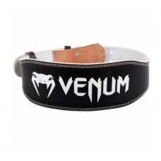 Атлетичний пояс Venum Hyperlift Leather Weightifting Belt Black