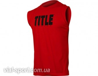 Безрукавка TITLE Muscle Tee червоний