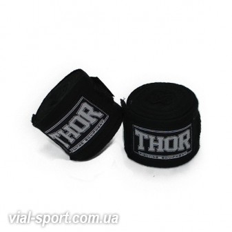 Бинт еластичний THOR Handwraps Blk 400 cm