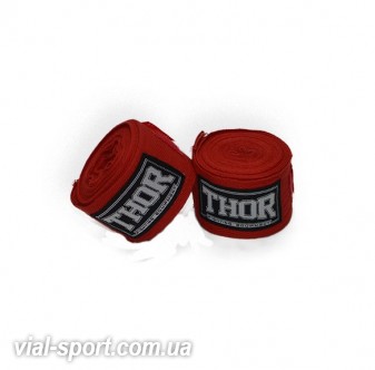 Бинт еластичний THOR Handwraps Red 400 cm