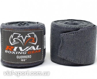 Бинти боксерські гібридні RIVAL GUERRERO HANDWRAPS RHWG темно-сірий