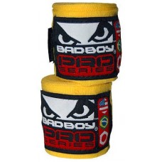 Бинти Bad Boy hand wraps-yellow (3.5 m)