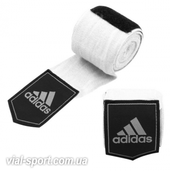 Боксерські бинти Adidas (білі, ADIBP031-WHITE)