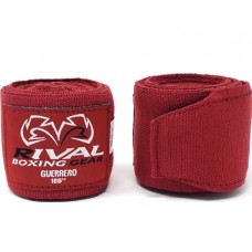 Бінти боксерські гібридні RIVAL GUERRERO HANDWRAPS RHWG бордові