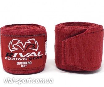 Бінти боксерські гібридні RIVAL GUERRERO HANDWRAPS RHWG бордові