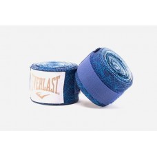 Бинти боксерські EVERLAST Printed Hand Wraps 108 дюймів (275 см) синій