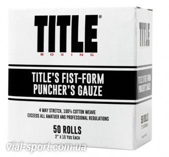 Бинти для тейпування TITLE Fist-Form Puncher's Gauze