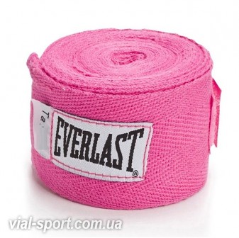 Бинти EVERLAST Hand Wraps 3,05 м (120 дюймів) рожевий