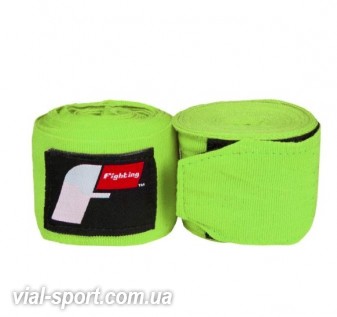 Бинти Fighting Sports Semi-Elastic Handwraps-Green (4,5 m)