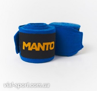 Бинти Manto handwraps basico blue (4.5 m)