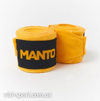 Бинти Manto handwraps basico yellow (4.5 m)