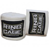 Бинти Мексиканські RING TO CAGE Handwraps Mexican Style Stretchable 180 " 457см RC60 білий