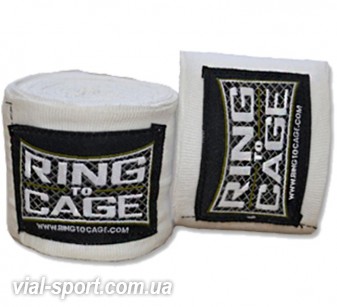 Бинти Мексиканські RING TO CAGE Handwraps Mexican Style Stretchable 180 " 457см RC60 білий