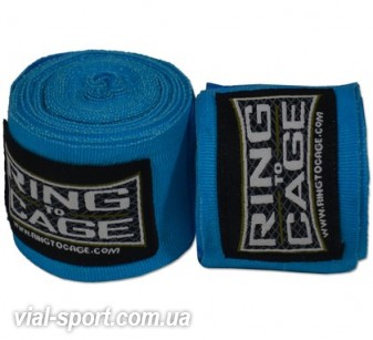 Бинти Мексиканські RING TO CAGE Handwraps Mexican Style Stretchable 180 " 457см RC60 Бірюзовий